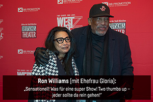 WSS Premiere Ron Williams und Ehefrau Gloria